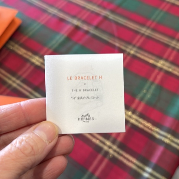 Hermes Le Bracelet H White and Gold - Picture 7 of 7